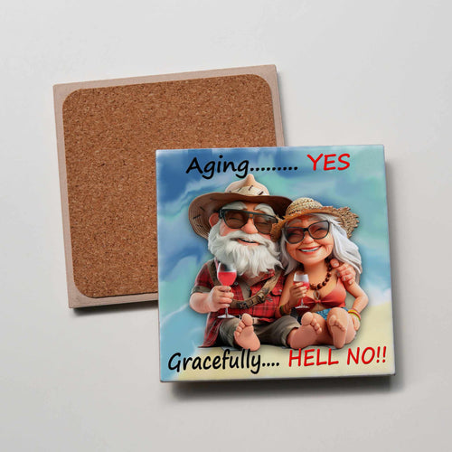 Aging Gracefully Coaster
