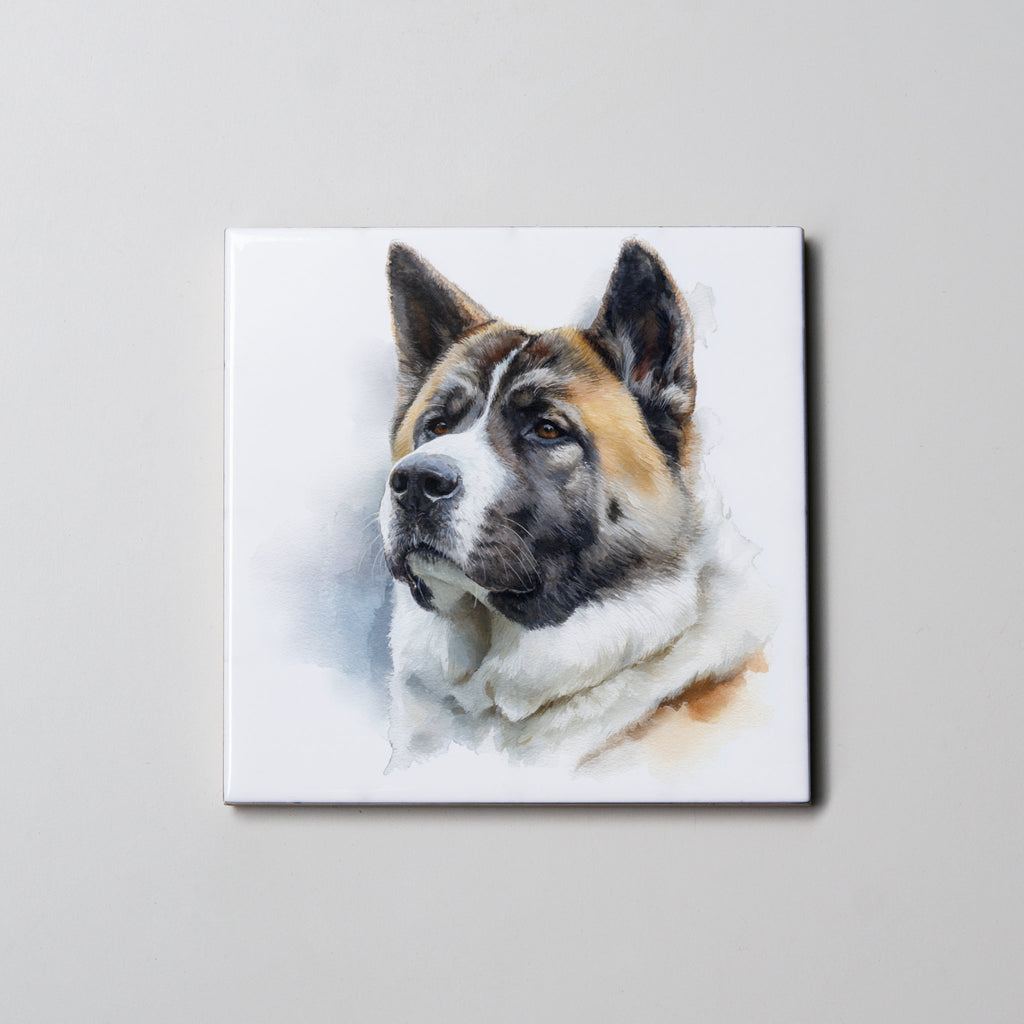 American Akita - Portrait - Coaster