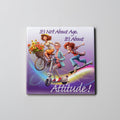 Attitude middle aged Woman Coaster