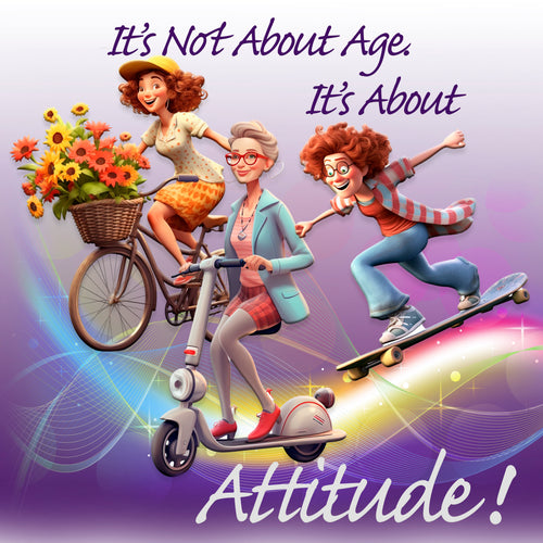 Attitude middle aged Woman Coaster