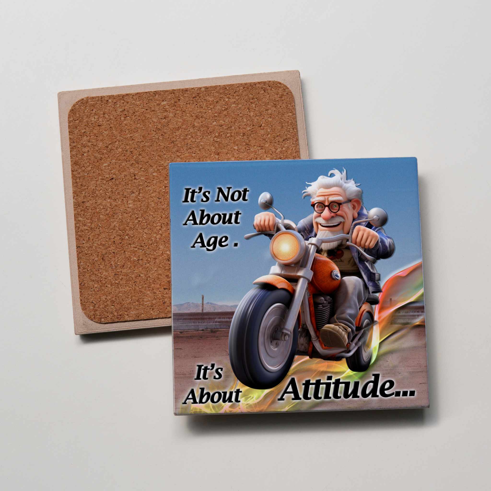 Attitude Man Coaster