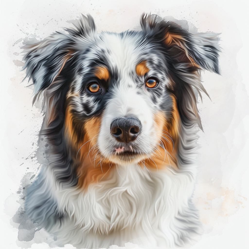 Australian Shepherd - Portrait - Coaster
