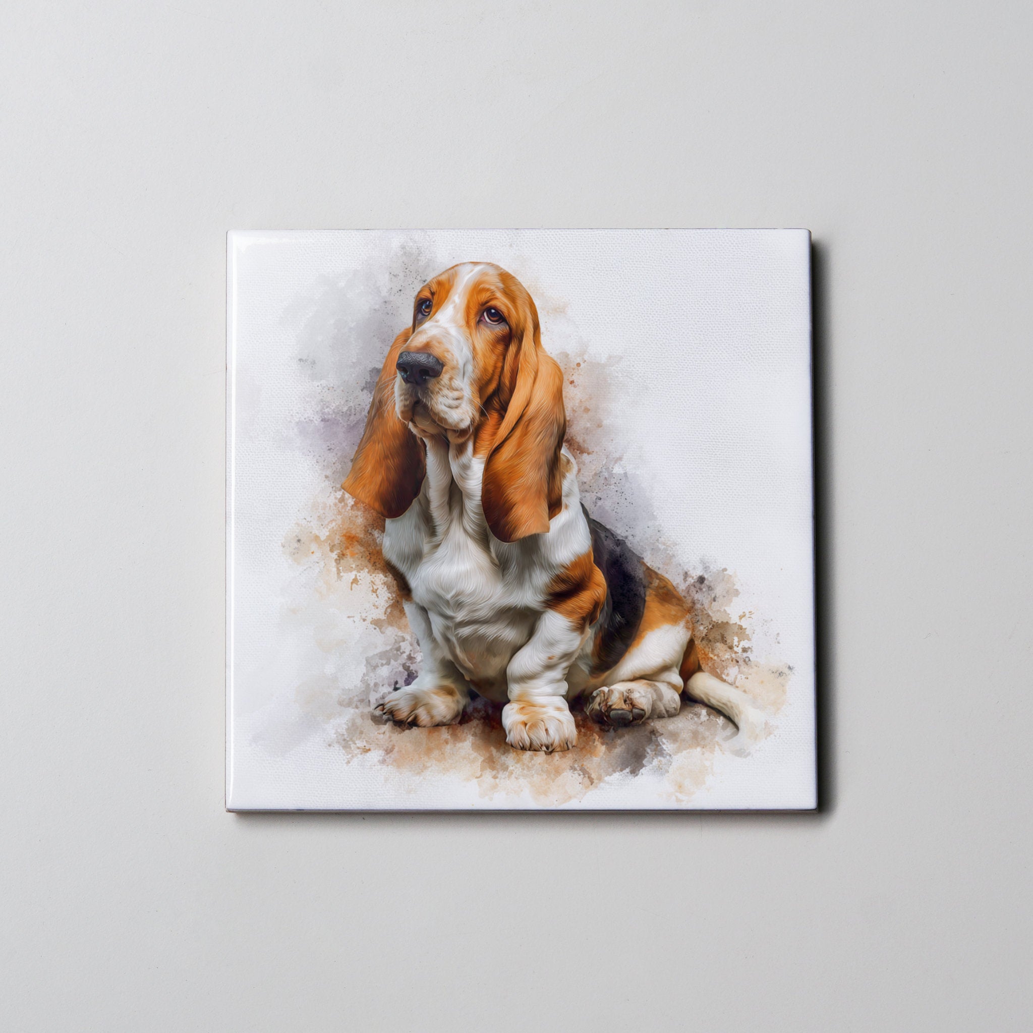 Bassett Hound - Sitting - Coaster