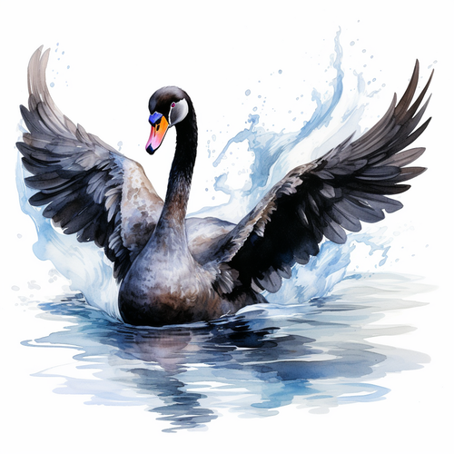 Black Swan - Coaster