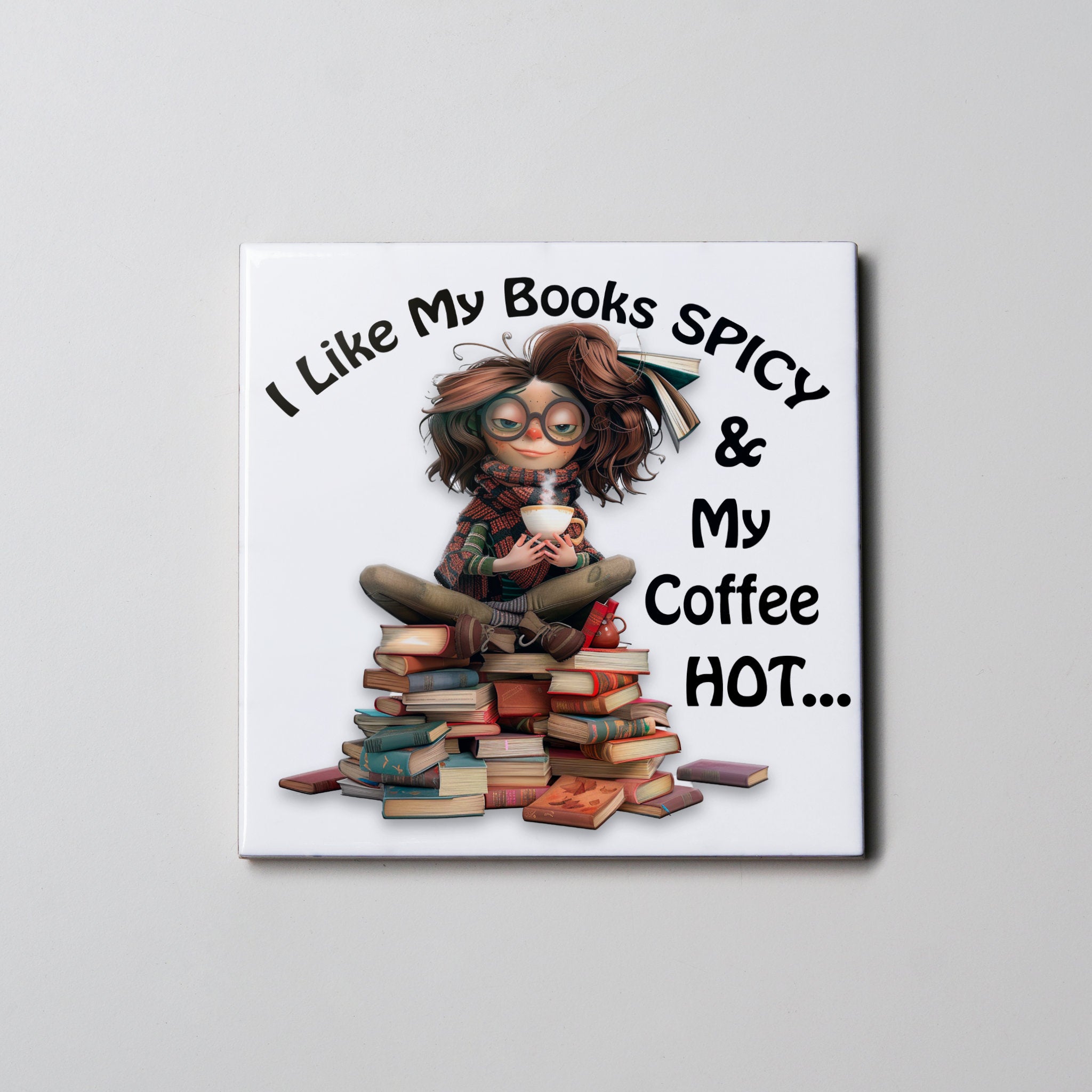 Books Spicy Coaster