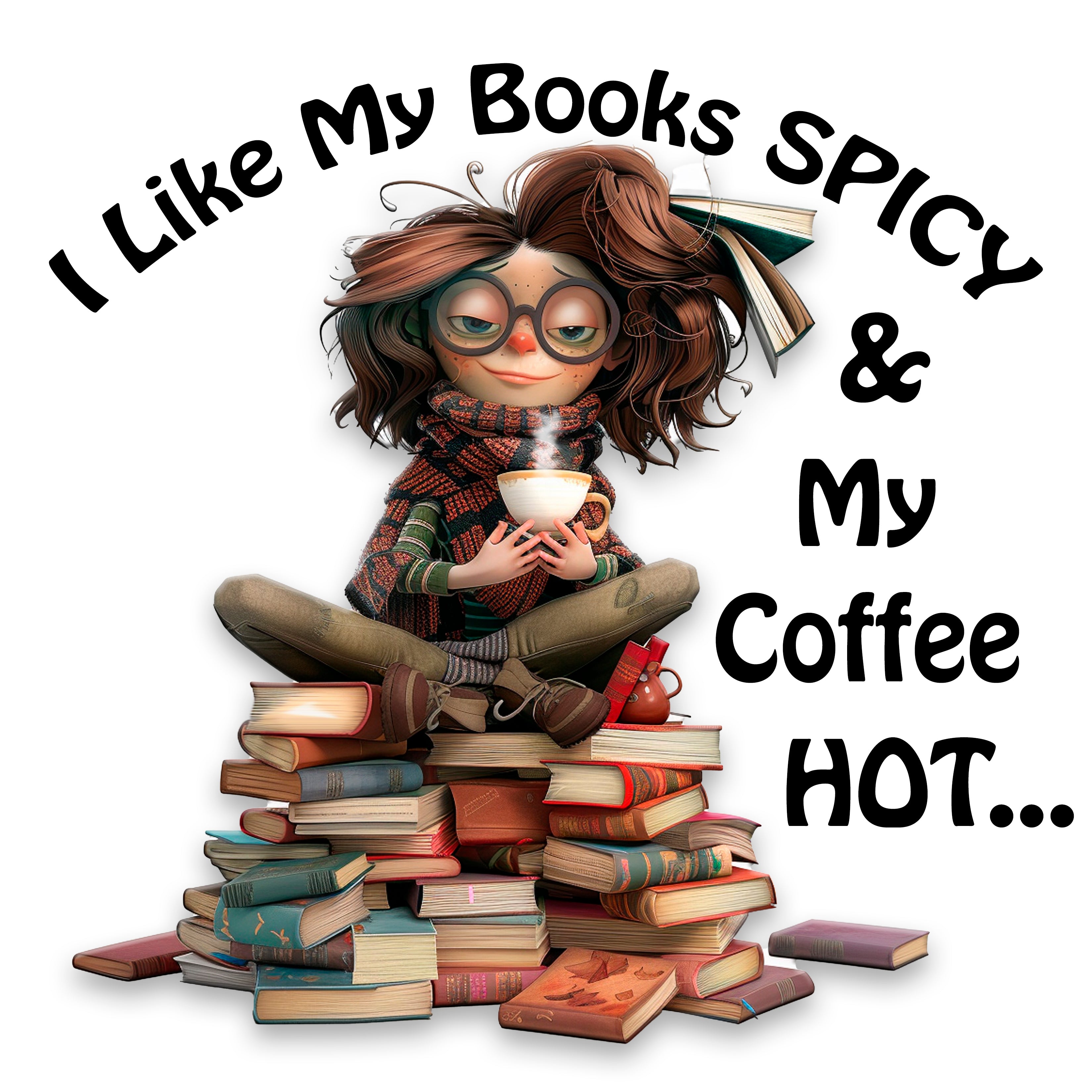 Books Spicy Coaster