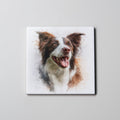 Border Collie - Tan - LR - Coaster