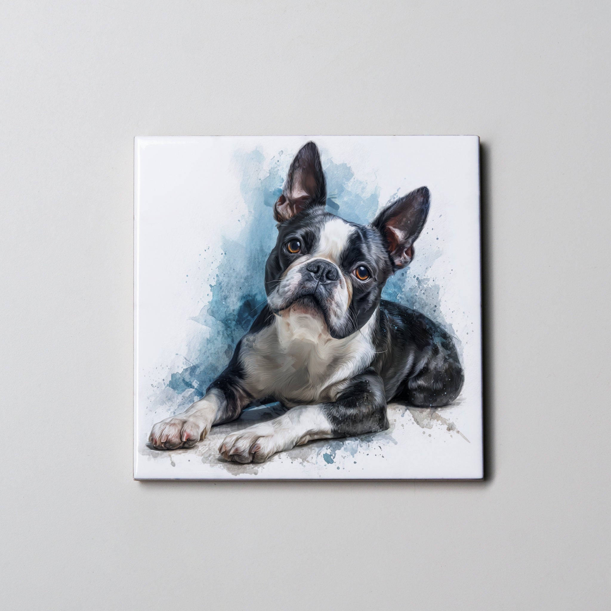 Boston Terrier - Lying HU - Coaster