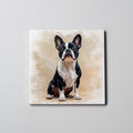 Boston Terrier - Sitting - Coaster
