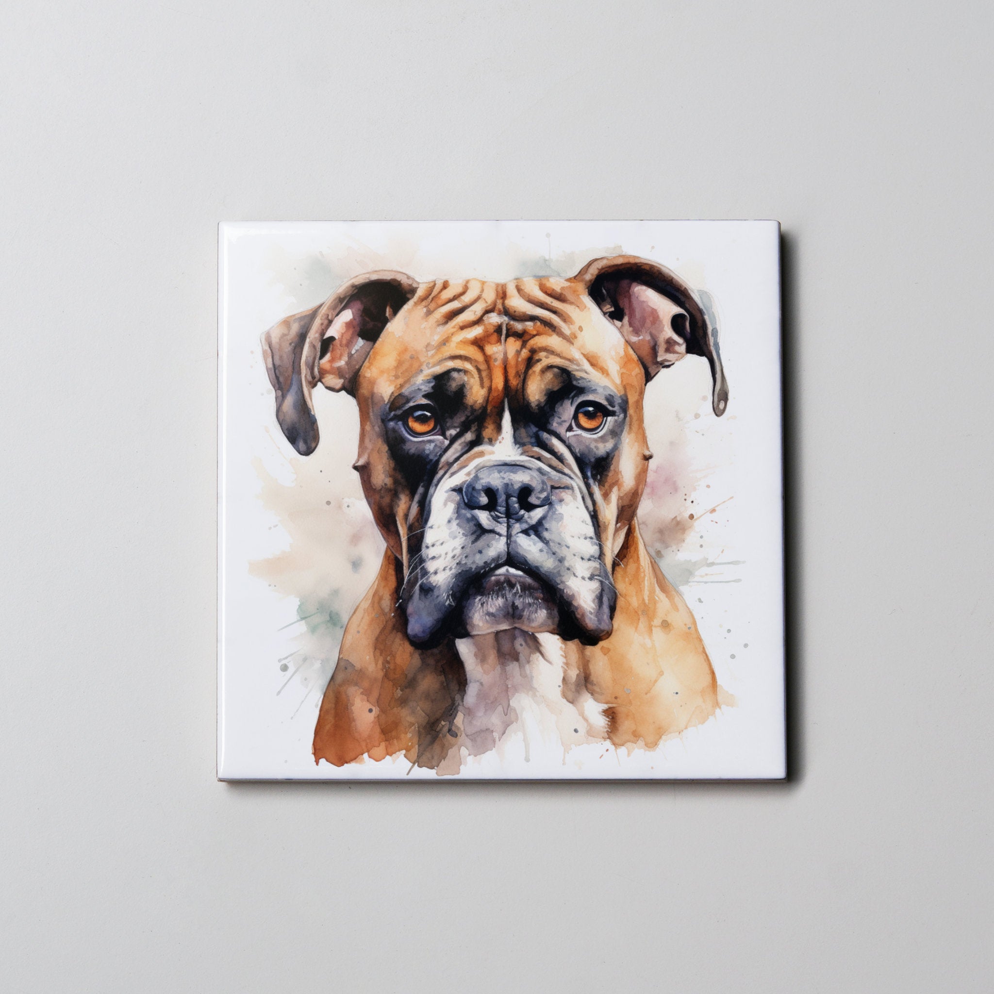 Boxer - Portrait - Coaster