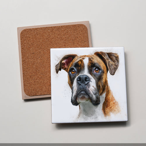 Boxer - Portrait LL - Coaster