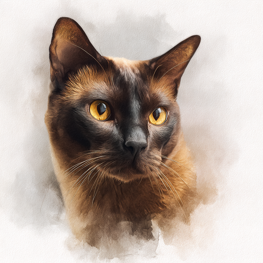 Burmese Portrait- Coaster