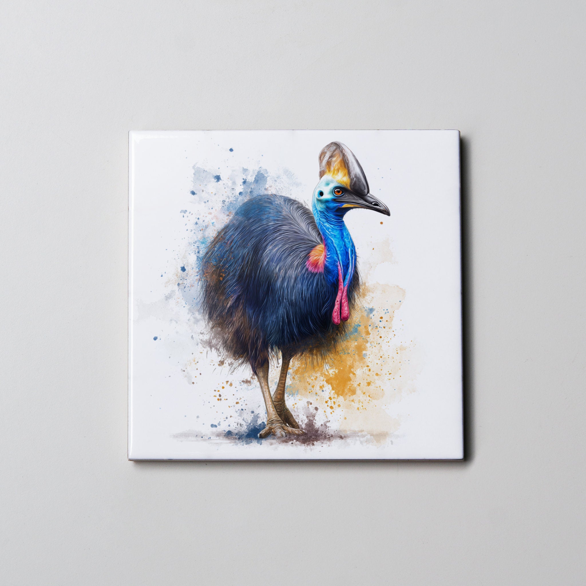 Cassowary Full Body - Coaster