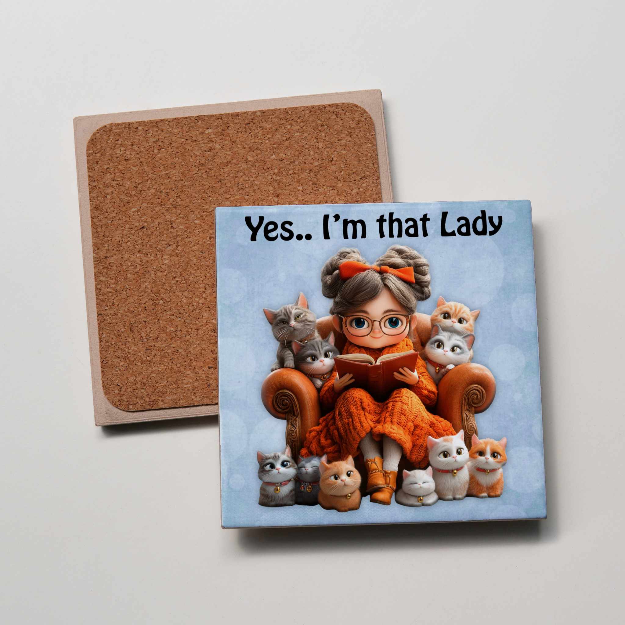 Cat Lady Coaster