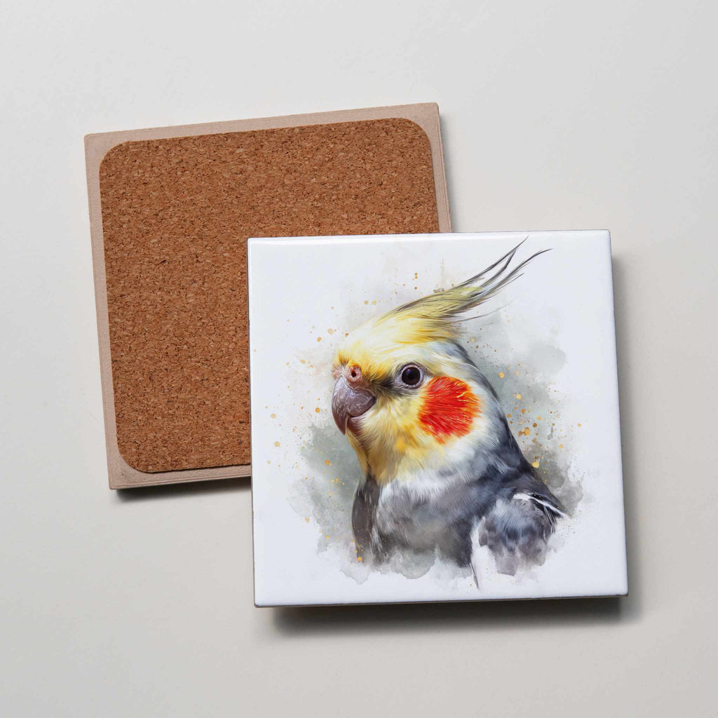Cockatiel- Coaster
