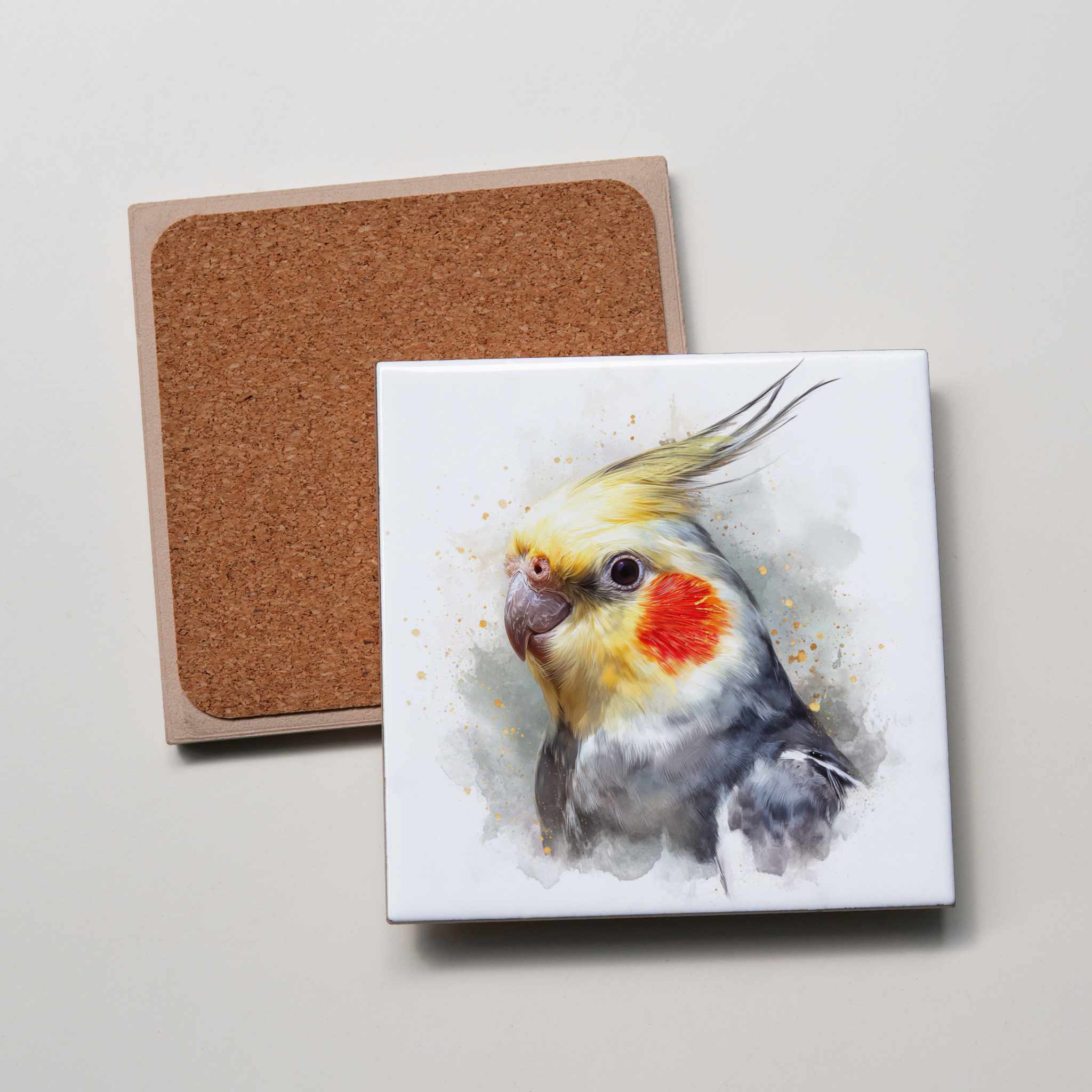 Cockatiel- Coaster