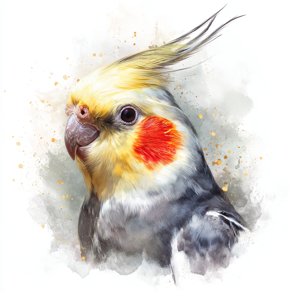 Cockatiel- Coaster