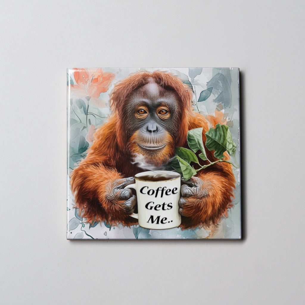 Coffee Gets Me Coaster