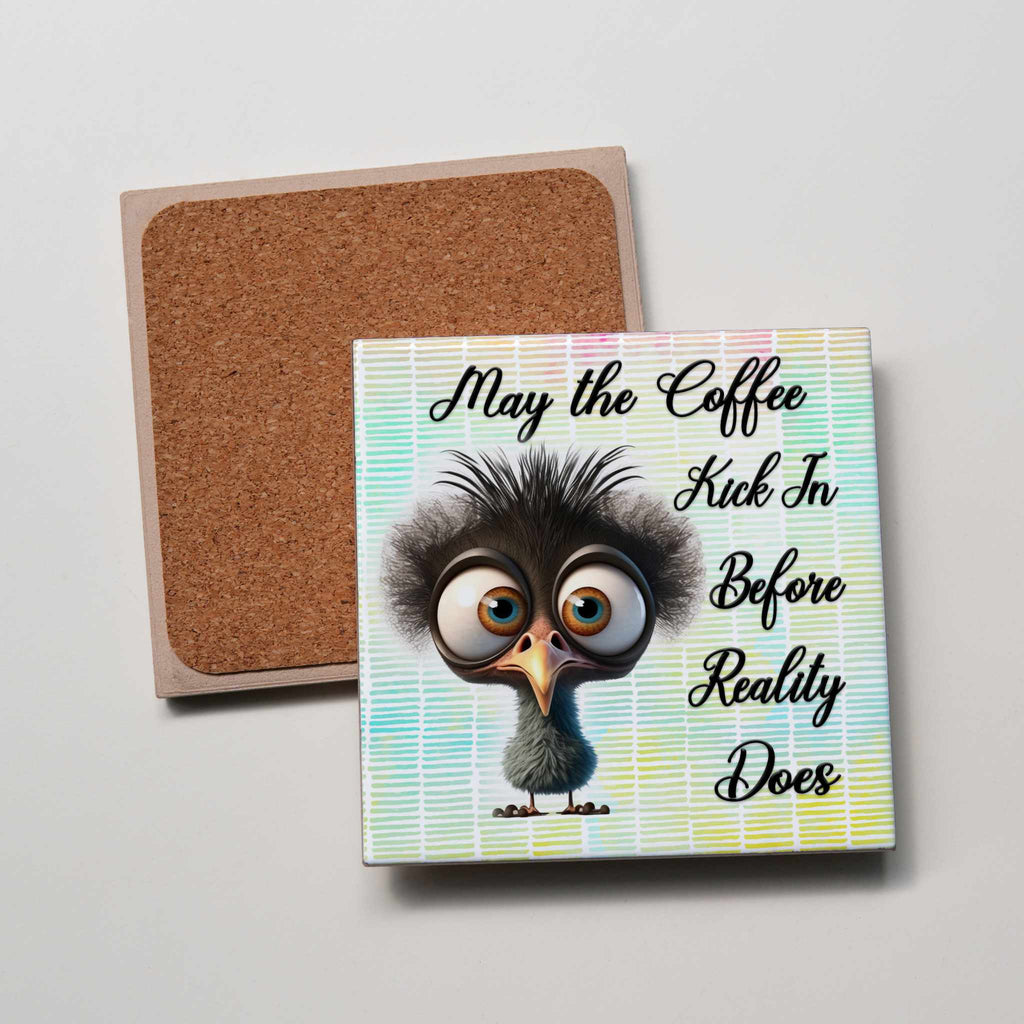 Coffee Kick In Coaster