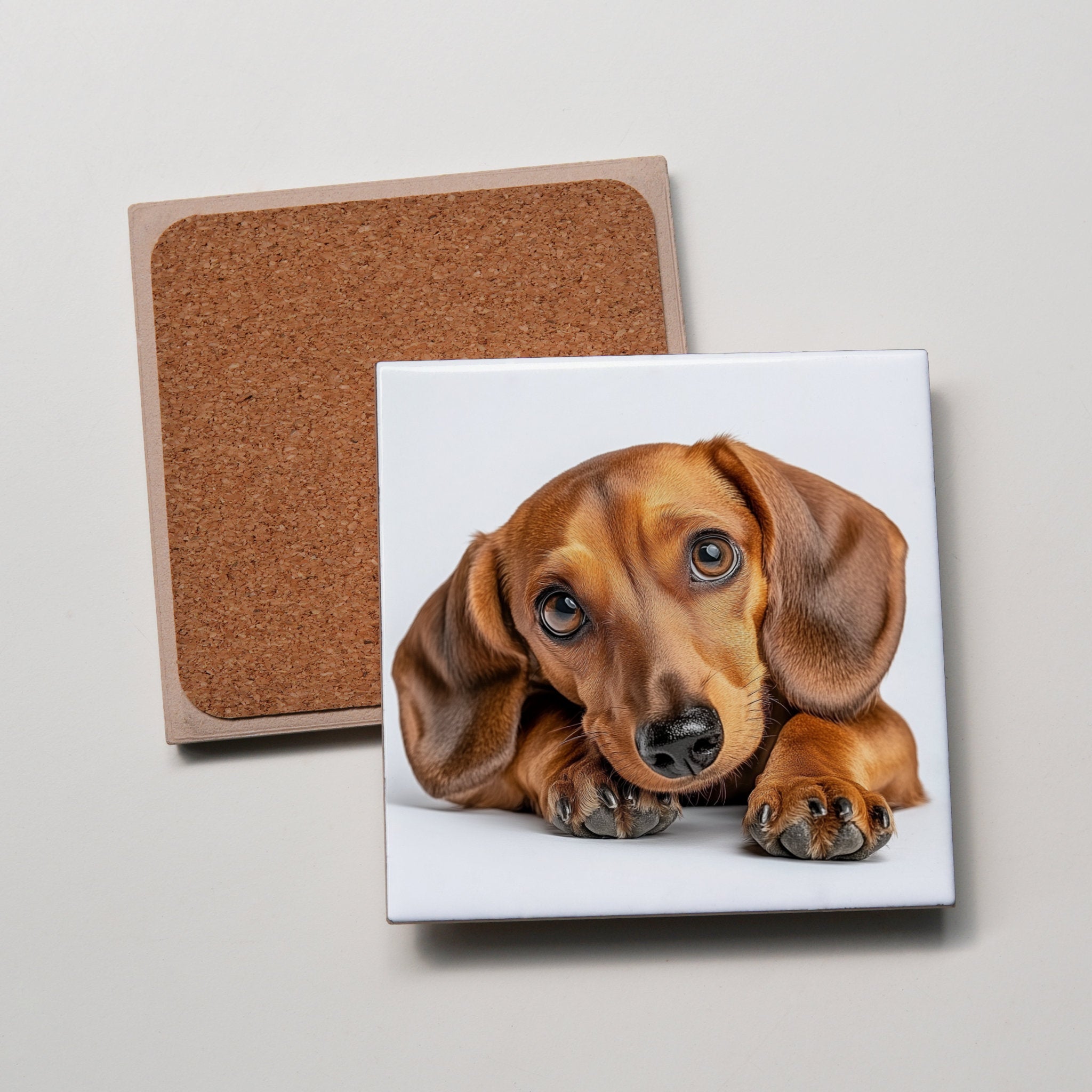 Dachshund  Tan LD - S - Coaster