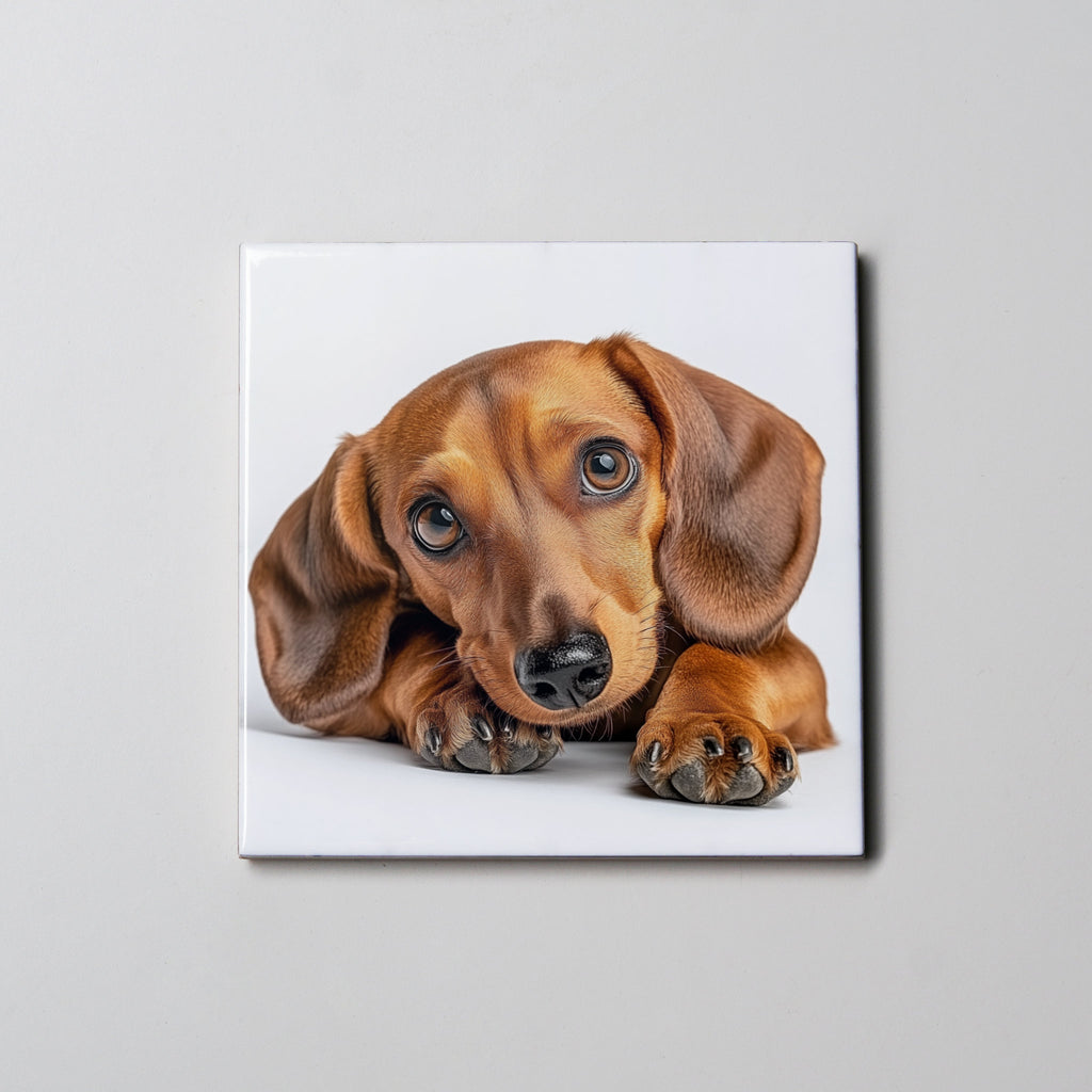 Dachshund  Tan LD - S - Coaster