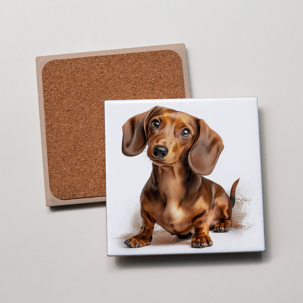 Dachshund Tan Sitting - P - Coaster