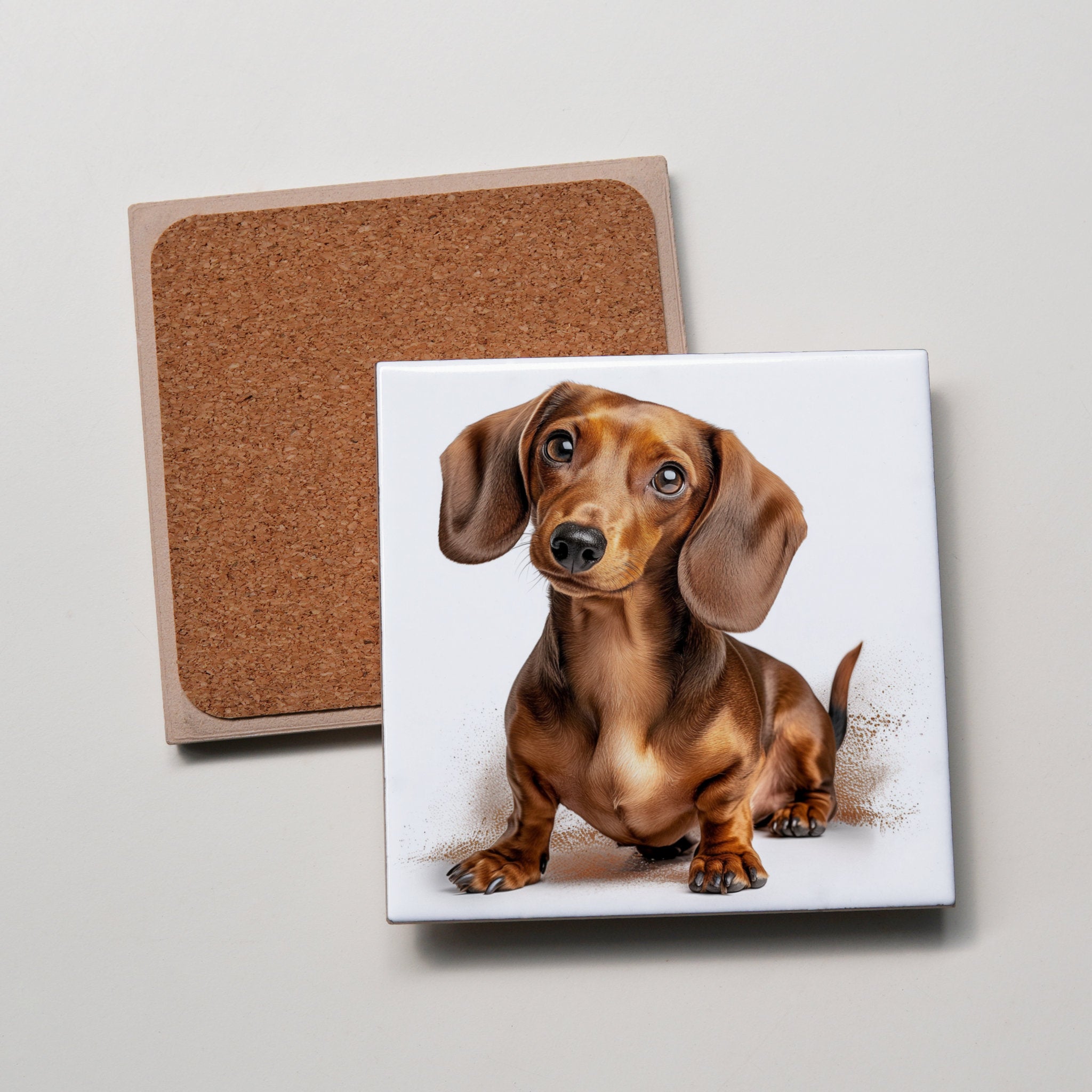 Dachshund Tan Sitting - P - Coaster