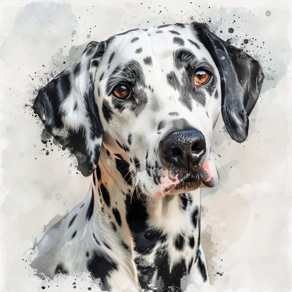Dalmatian - Portrait - Coaster
