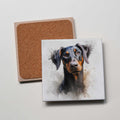 Doberman - Portrait - Coaster