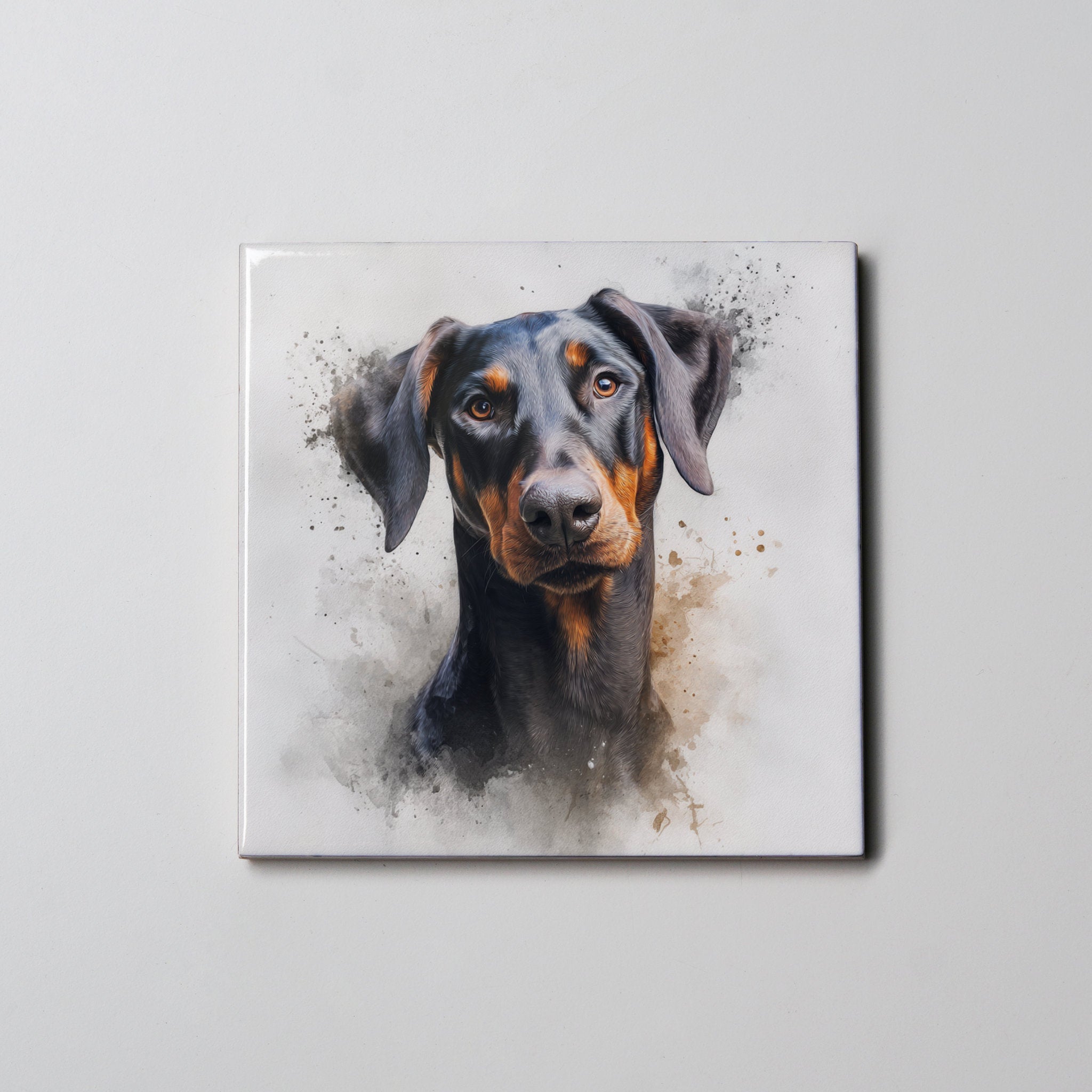 Doberman - Portrait - Coaster