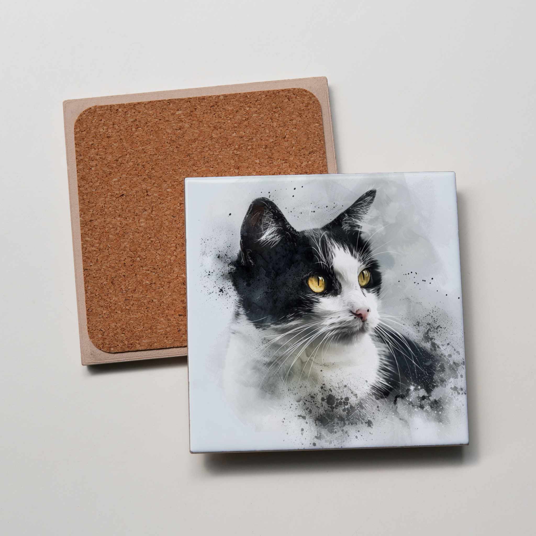 Domestic Black and White - Coaster