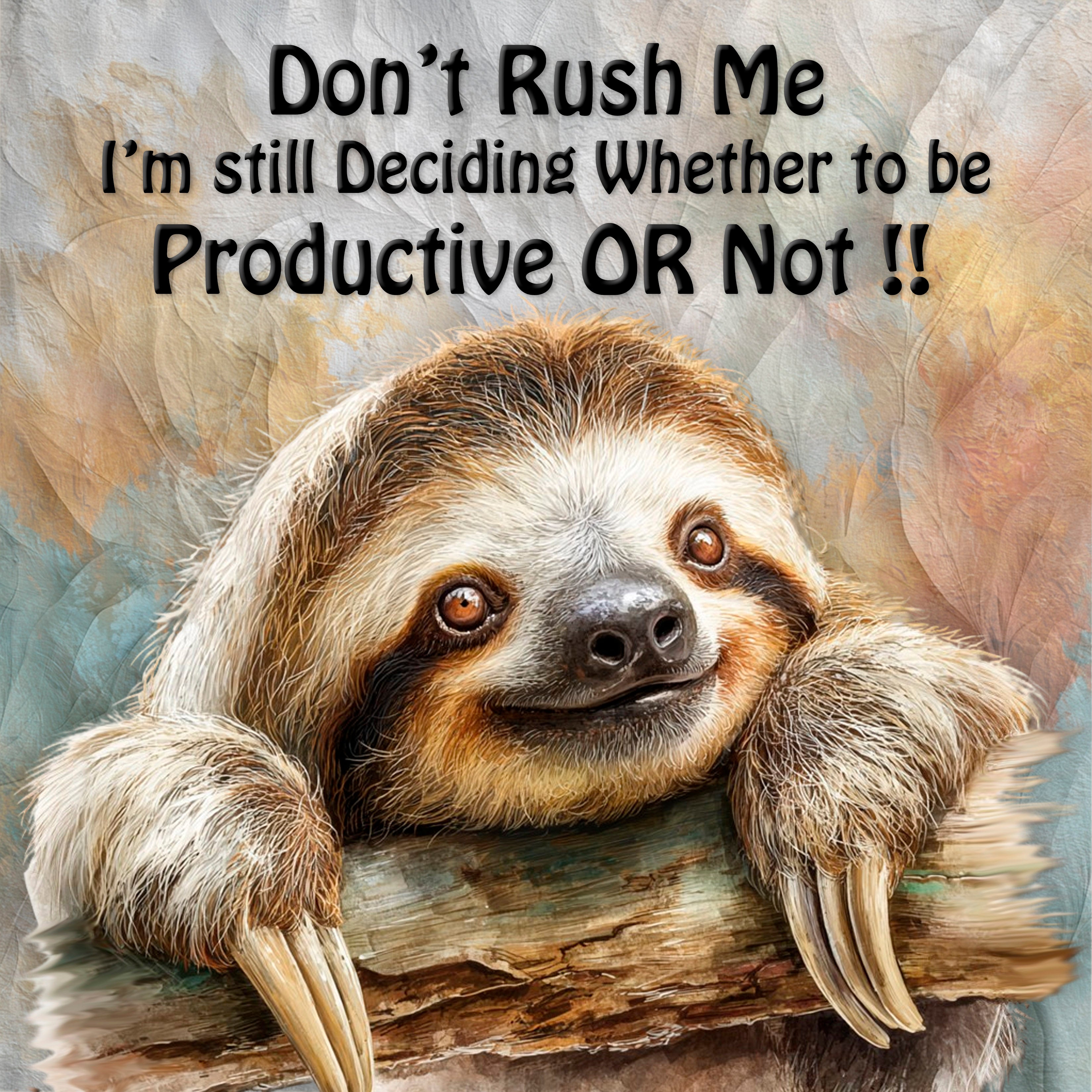 Don't Rush Me Coaster