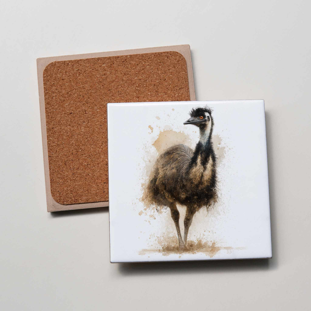 Emu - Full Body - Coaster