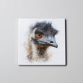 Emu - Portrait right - Coaster