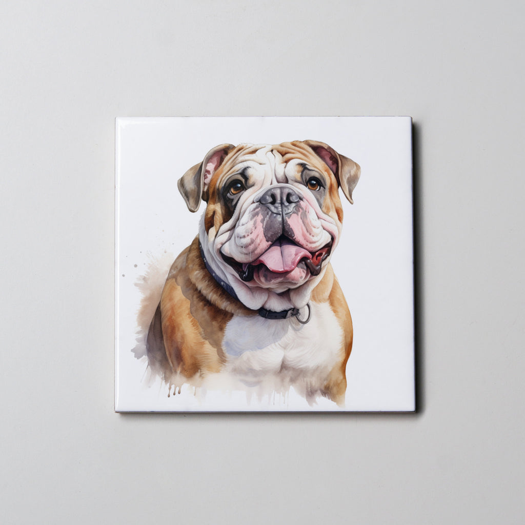 English Bulldog - Portrait - Coaster