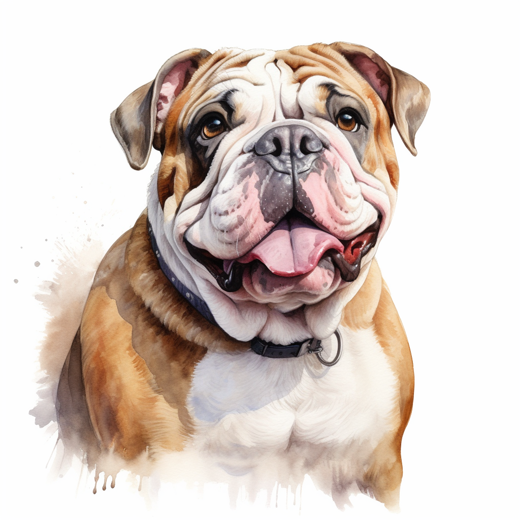 English Bulldog - Portrait - Coaster