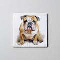 English Bulldog - Sitting LF - Coaster