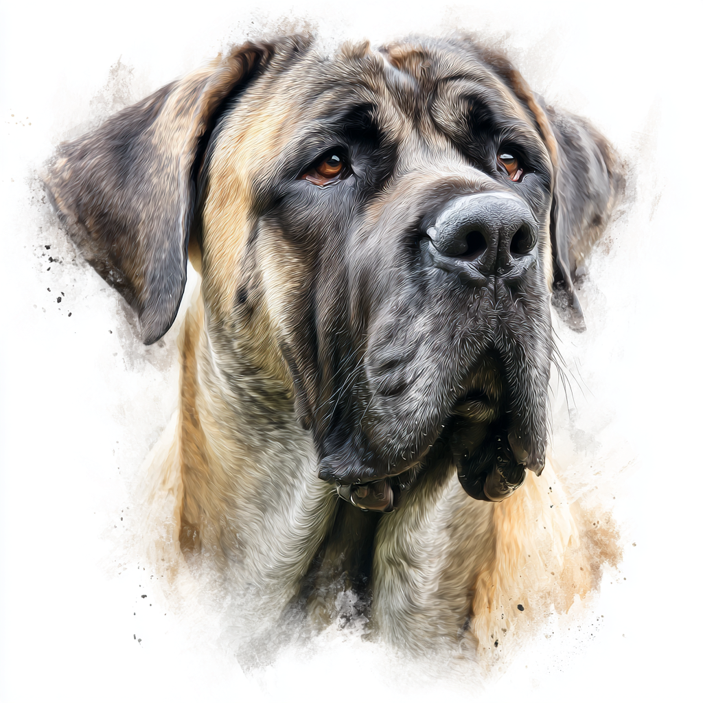 English Mastiff - Portrait - Coaster
