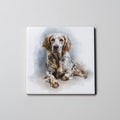 English Setter Tan - Lying - Coaster