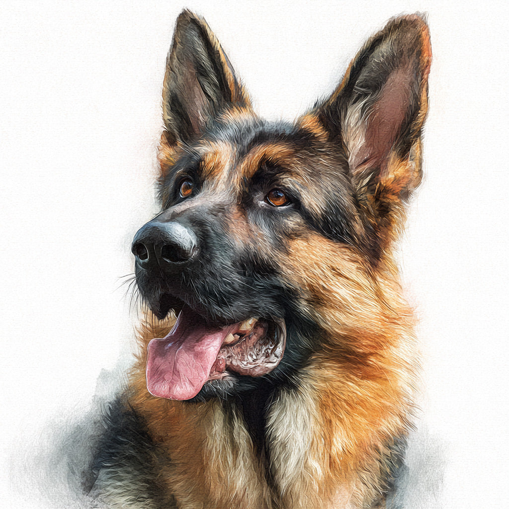 German Shepherd Left - Coaster