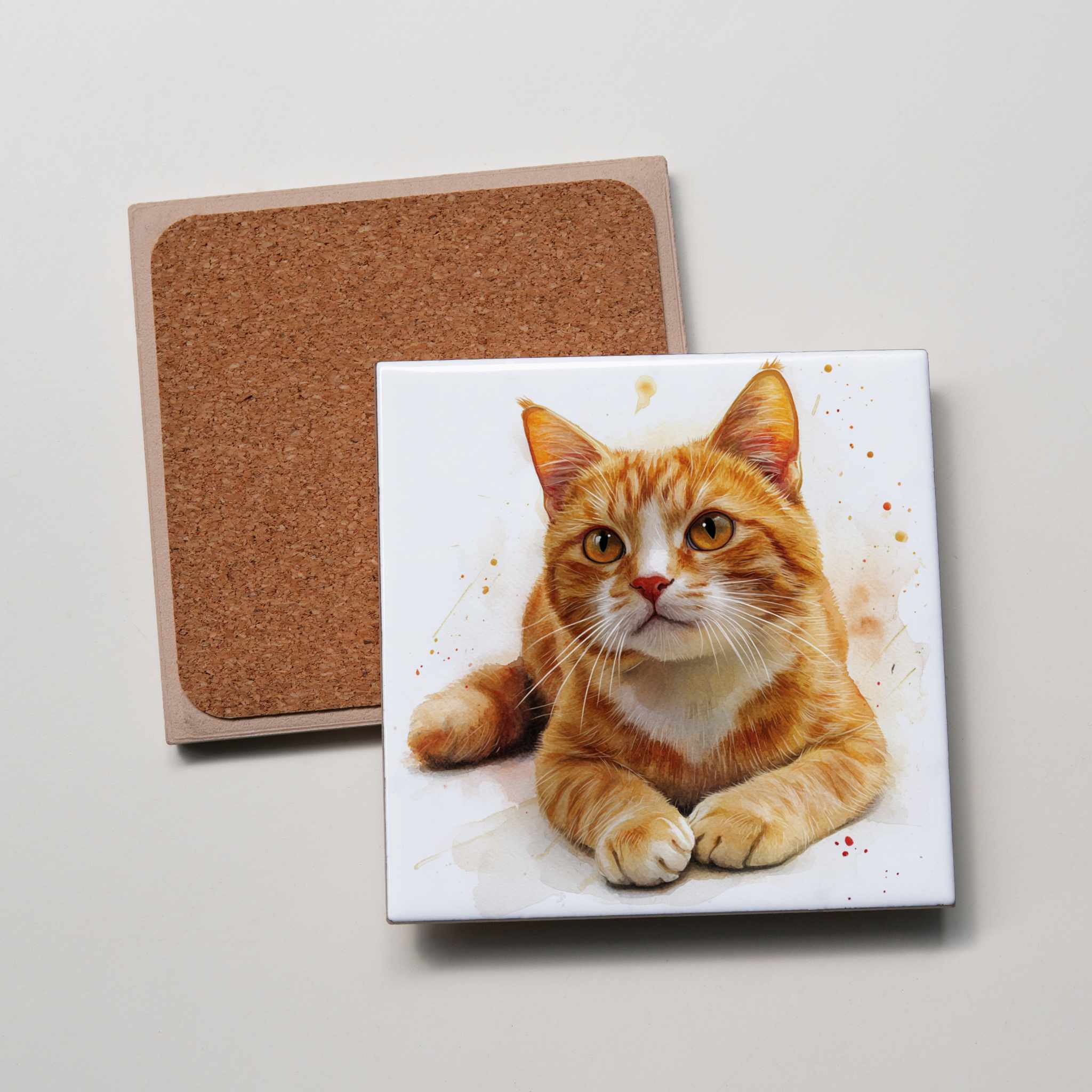 Ginger Lying Domestic - Coaster