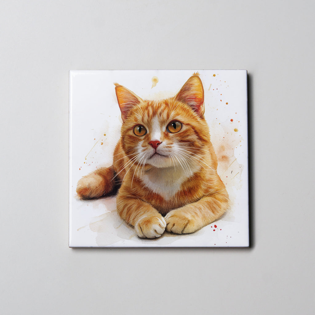 Ginger Lying Domestic - Coaster