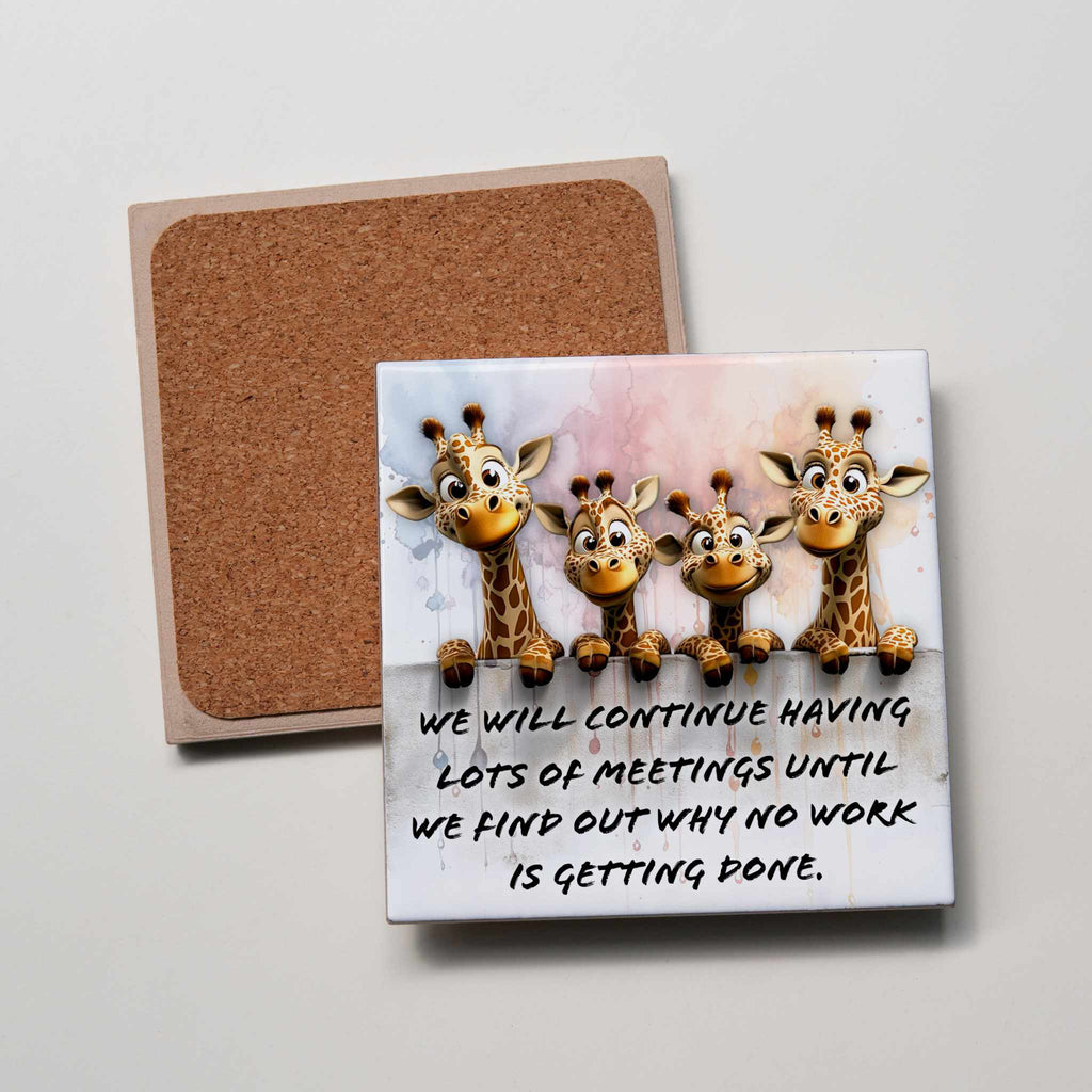 Giraffe Meetings Coaster