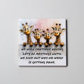 Giraffe Meetings Coaster