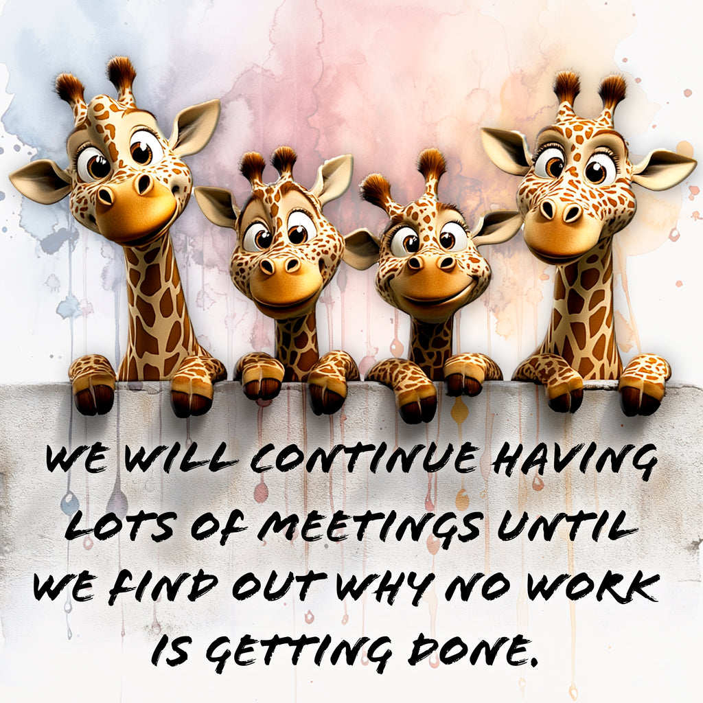 Giraffe Meetings Coaster