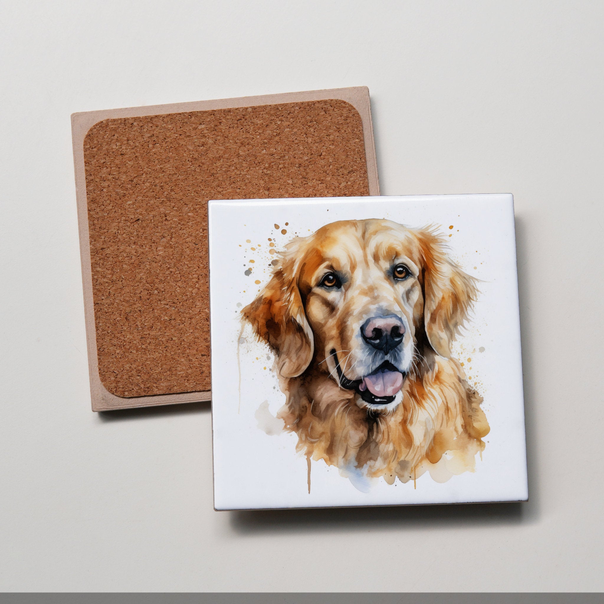 Golden Retriever - Portrait - Coaster