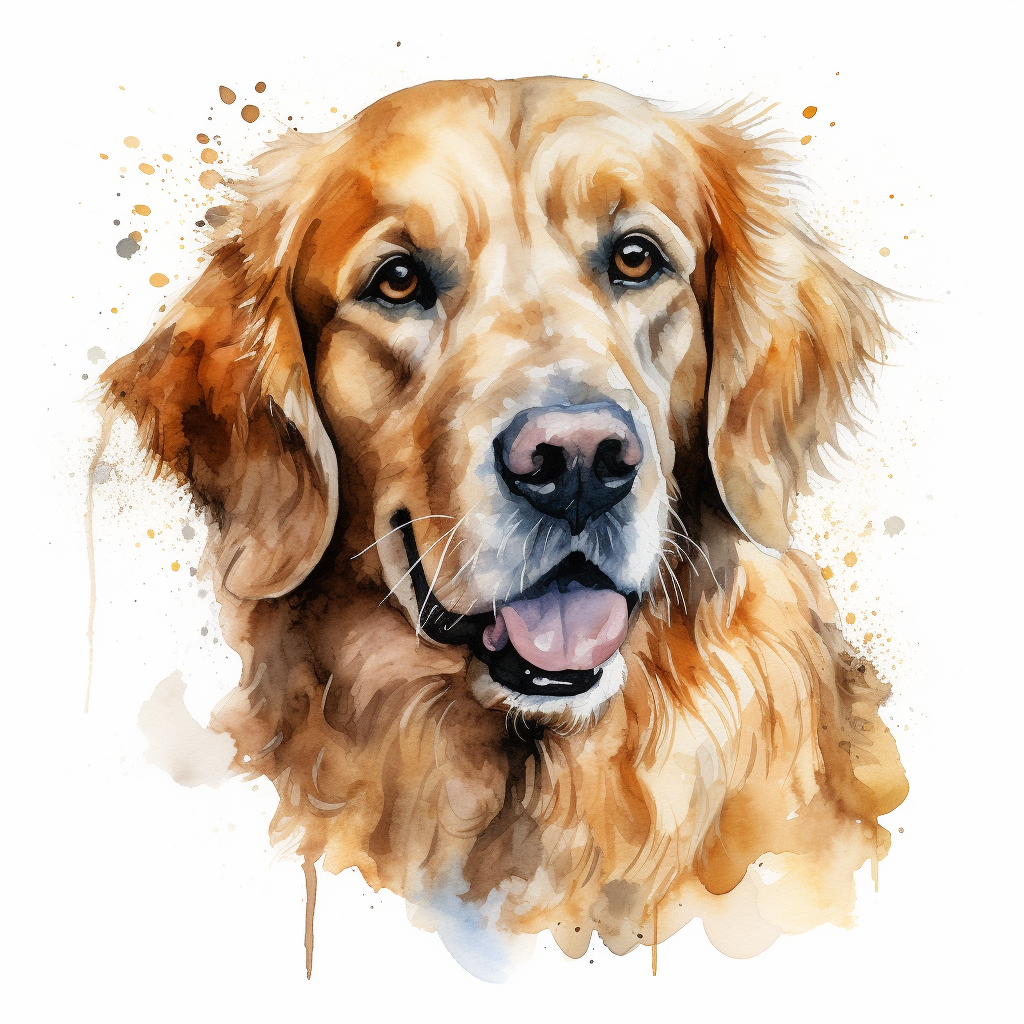 Golden Retriever - Portrait - Coaster