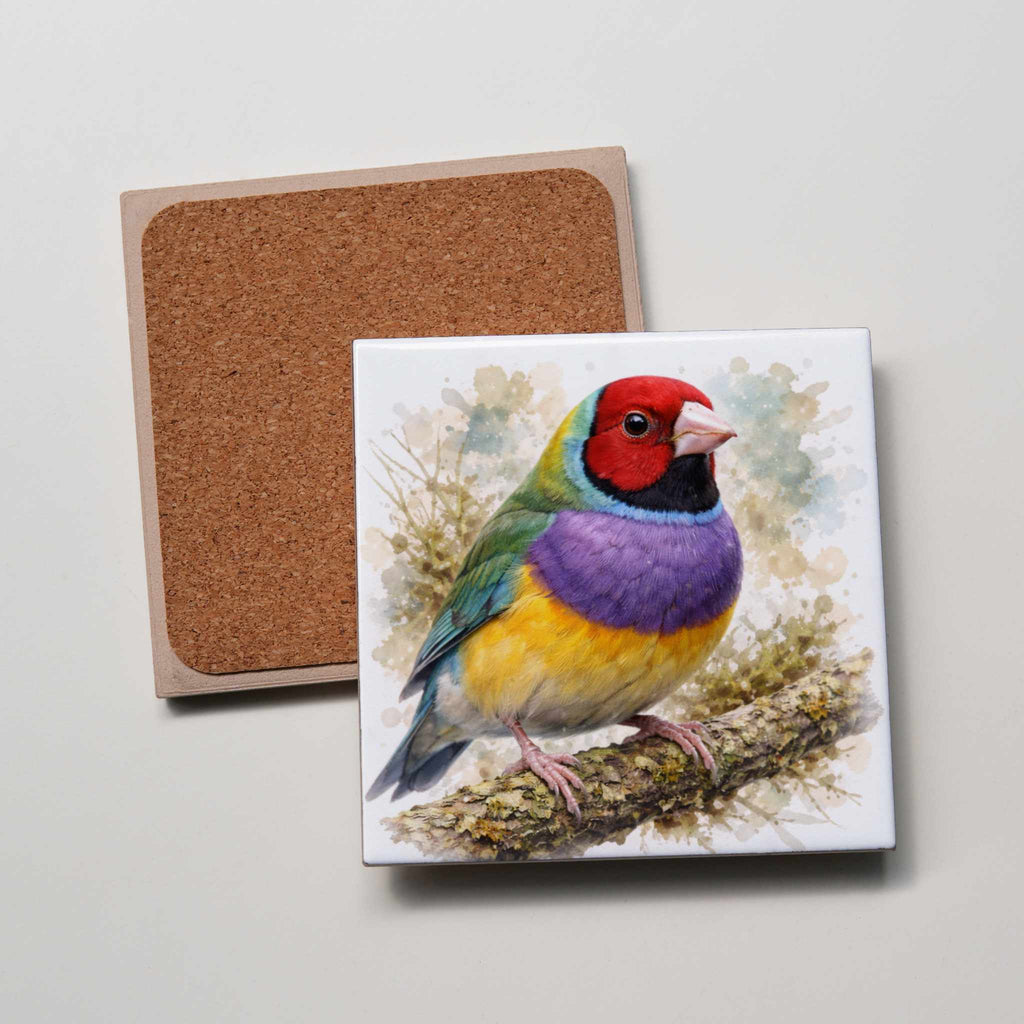 Gouldian Finch 1 - Coaster
