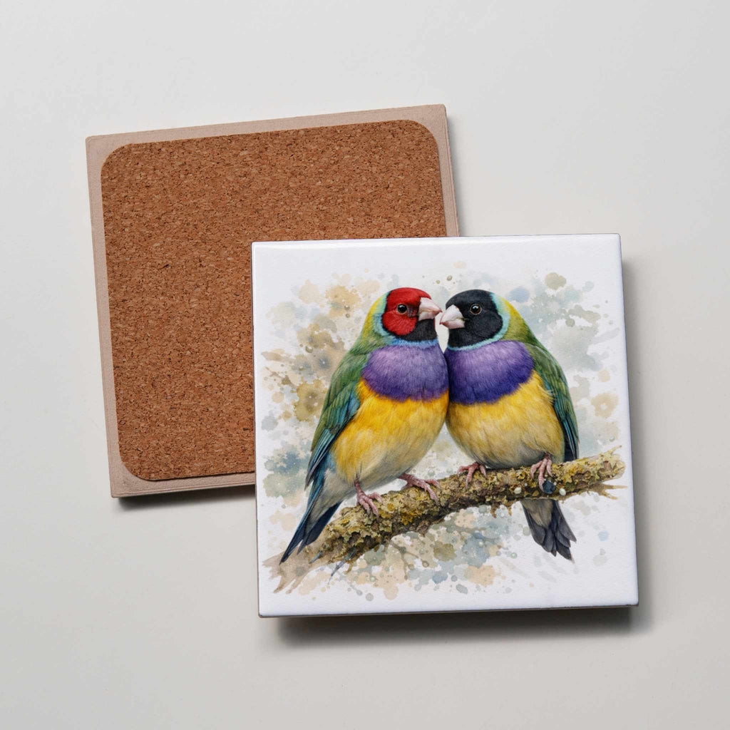 Gouldian Finch 2 - Coaster