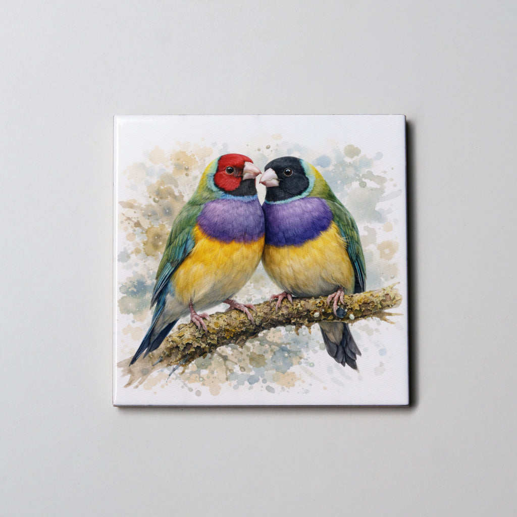 Gouldian Finch 2 - Coaster